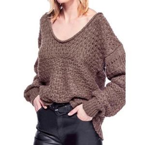 Free People Sweater - Cocoa XS